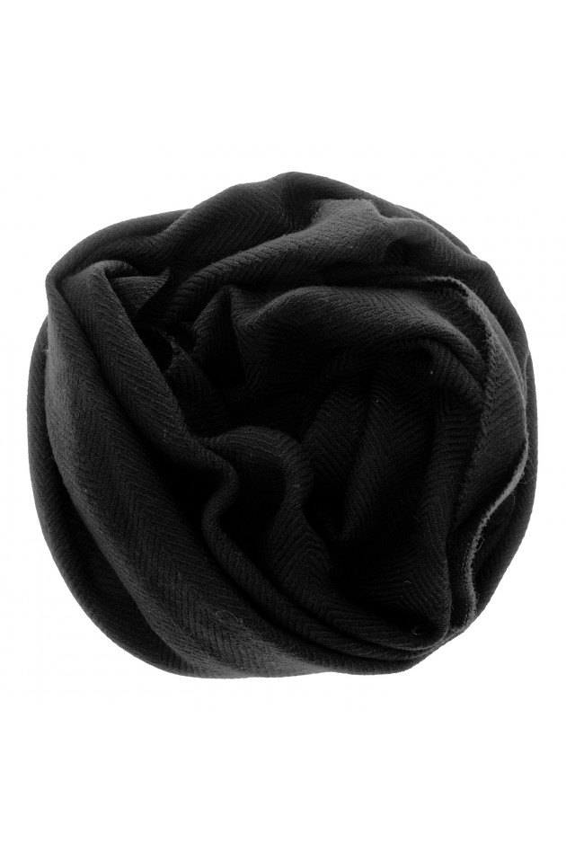 Pelo Schal in Schwarz gemustert