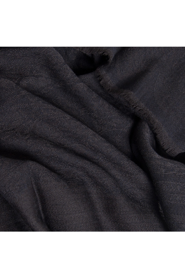 Etro Schal in Schwarz gemustert
