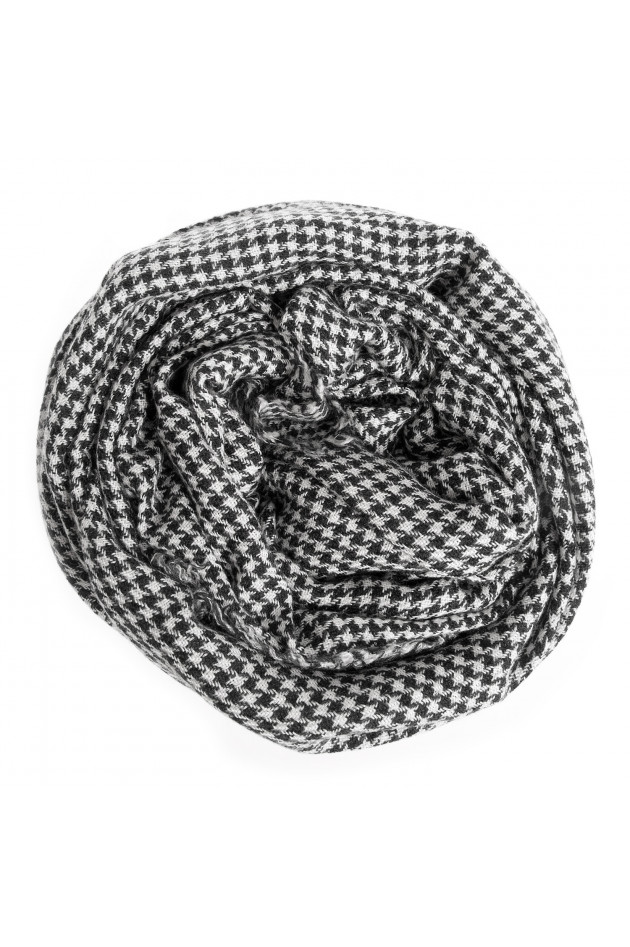 Faliero Sarti Schal ZARINA in Schwarz/Weiß gemustert