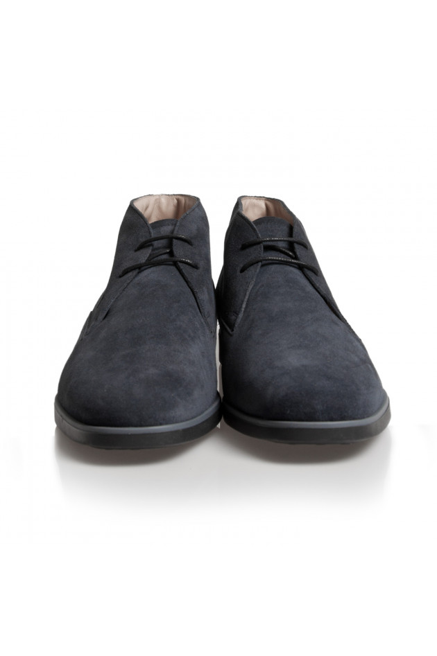 Tod's Schnürschuh aus Leder in Antra/Blau