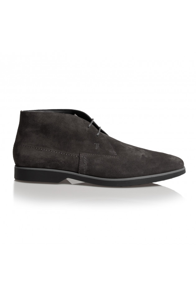 Tod's Schnürschuh aus Leder in Braun/Grau
