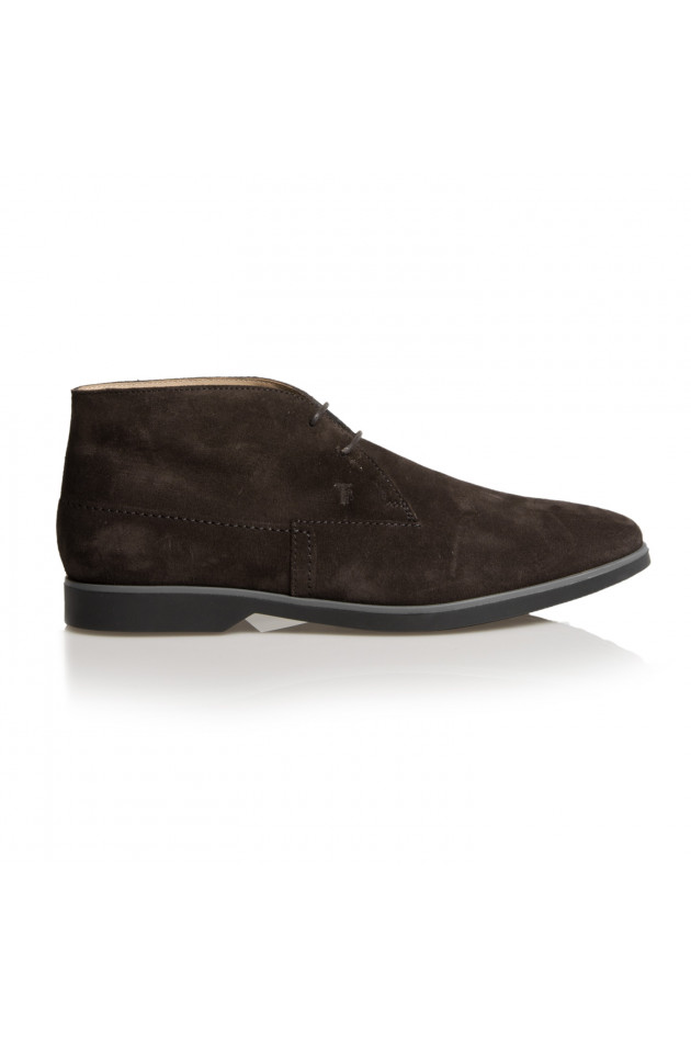 Tod's Schnürschuh aus Leder in Dunkelbraun