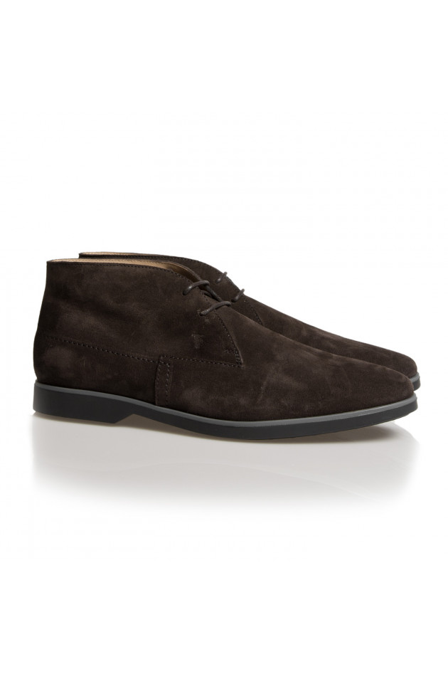 Tod's Schnürschuh aus Leder in Dunkelbraun