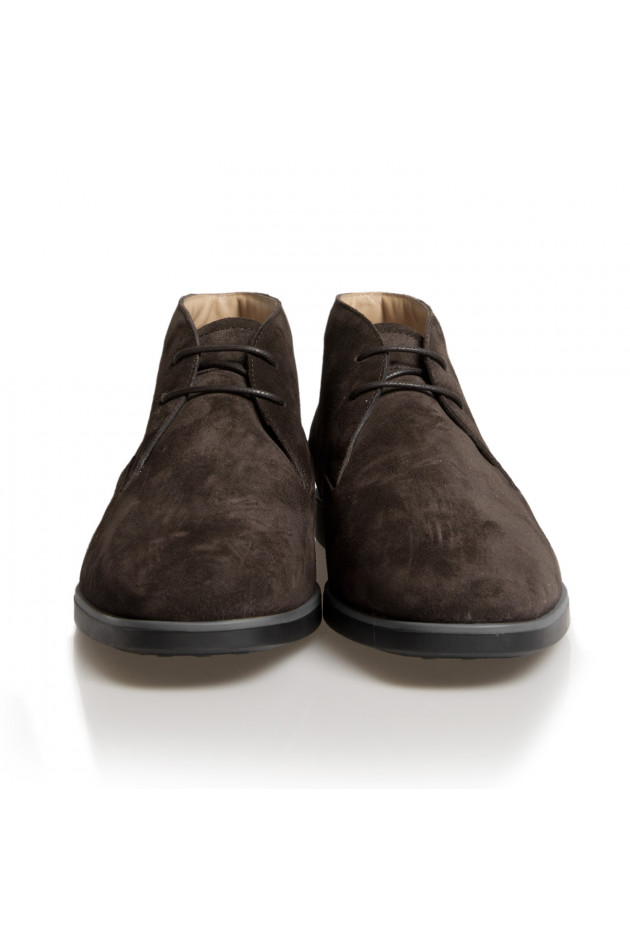 Tod's Schnürschuh aus Leder in Dunkelbraun