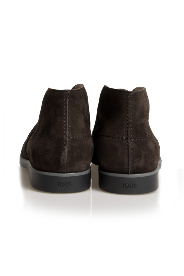 Tod's Schnürschuh aus Leder in Dunkelbraun