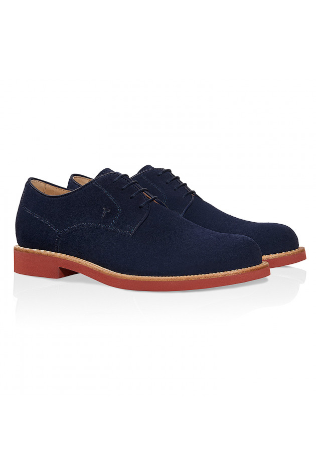 Tod's Schnürschuh aus Leder in Navy