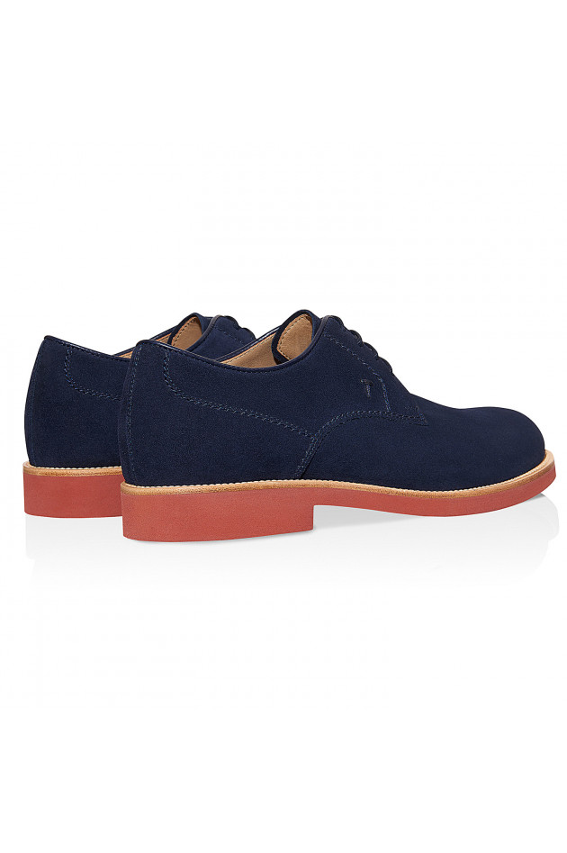 Tod's Schnürschuh aus Leder in Navy