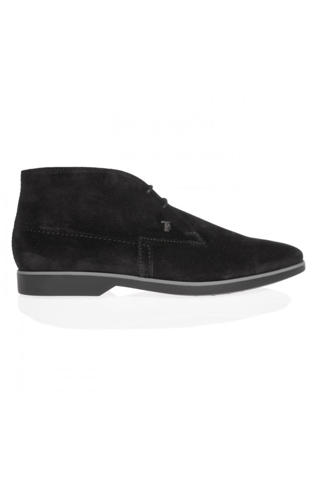 Tod's Schnürschuh aus Leder in Schwarz