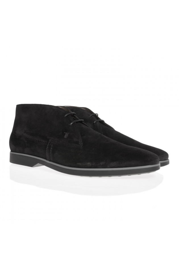 Tod's Schnürschuh aus Leder in Schwarz