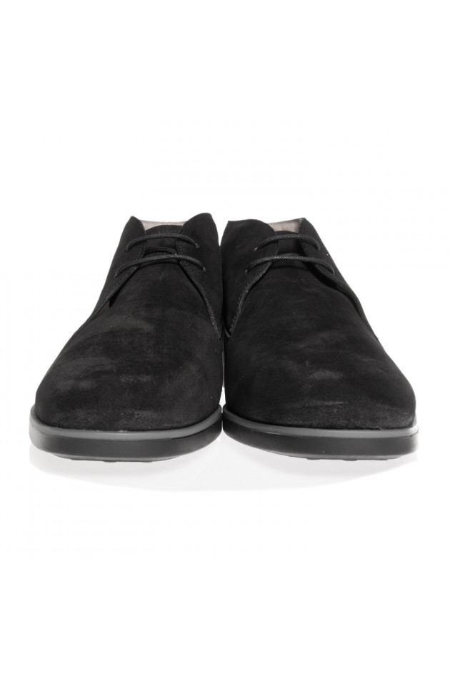 Tod's Schnürschuh aus Leder in Schwarz