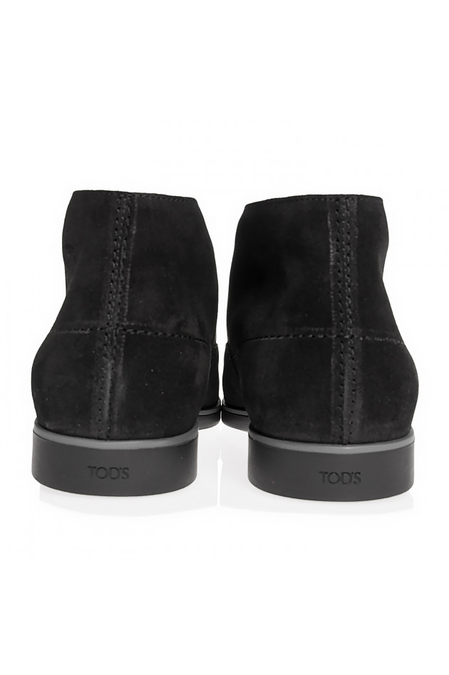 Tod's Schnürschuh aus Leder in Schwarz