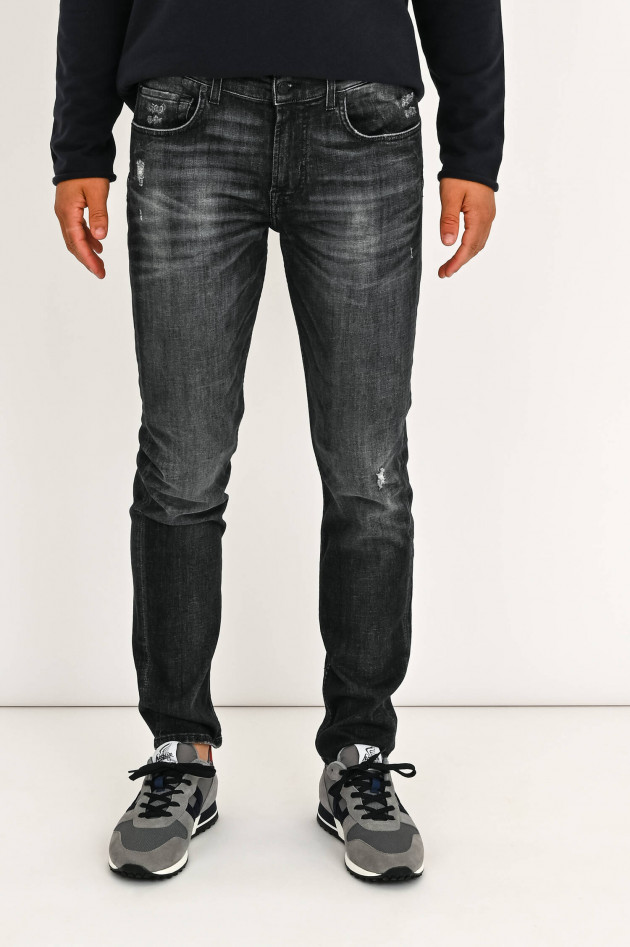 Seven for all Mankind Jeans SLIMMY TAPERED in Anthrazit