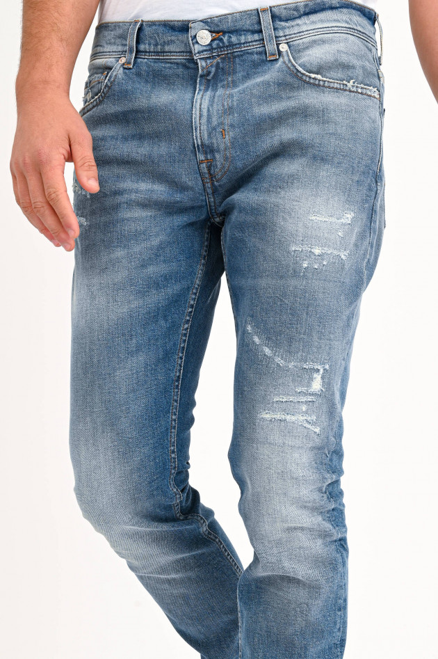 Seven for all Mankind Used Jeans PAXTYN in Mittelblau