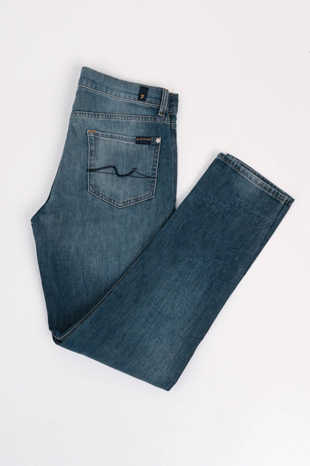 Seven for all Mankind Jeans SLIMMY TAPERED in Mittelblau