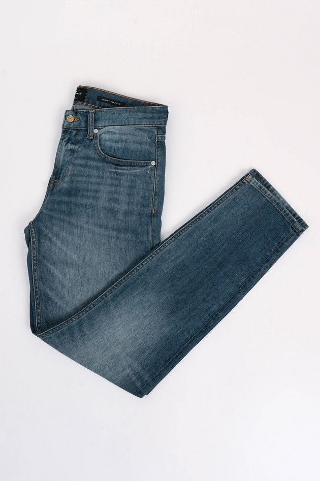 Seven for all Mankind Jeans SLIMMY TAPERED in Mittelblau
