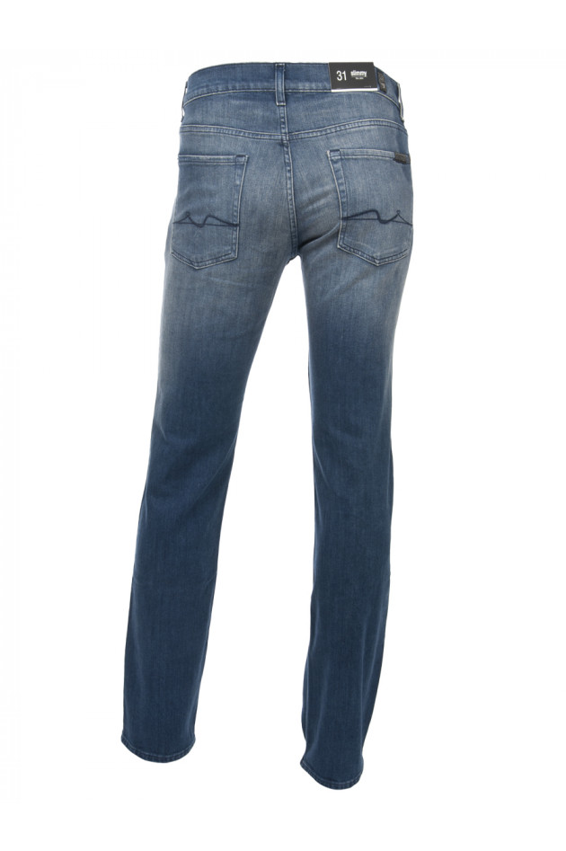 Seven for all Mankind Jeans Hellblau Usedoptik