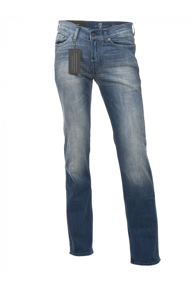 Seven for all Mankind Jeans Hellblau Usedoptik