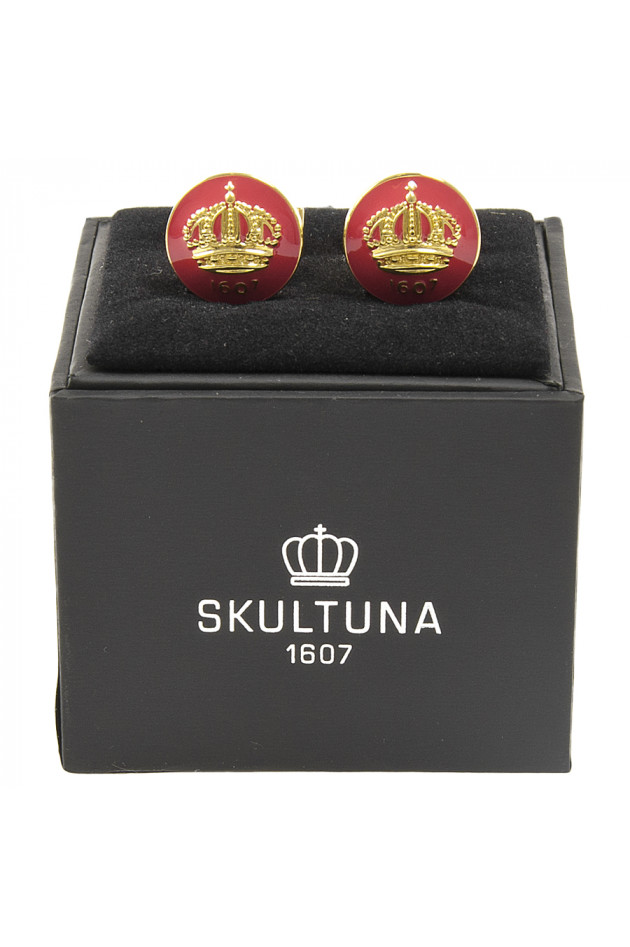 Skultuna Manschettenknöpfe in Rot/Gold