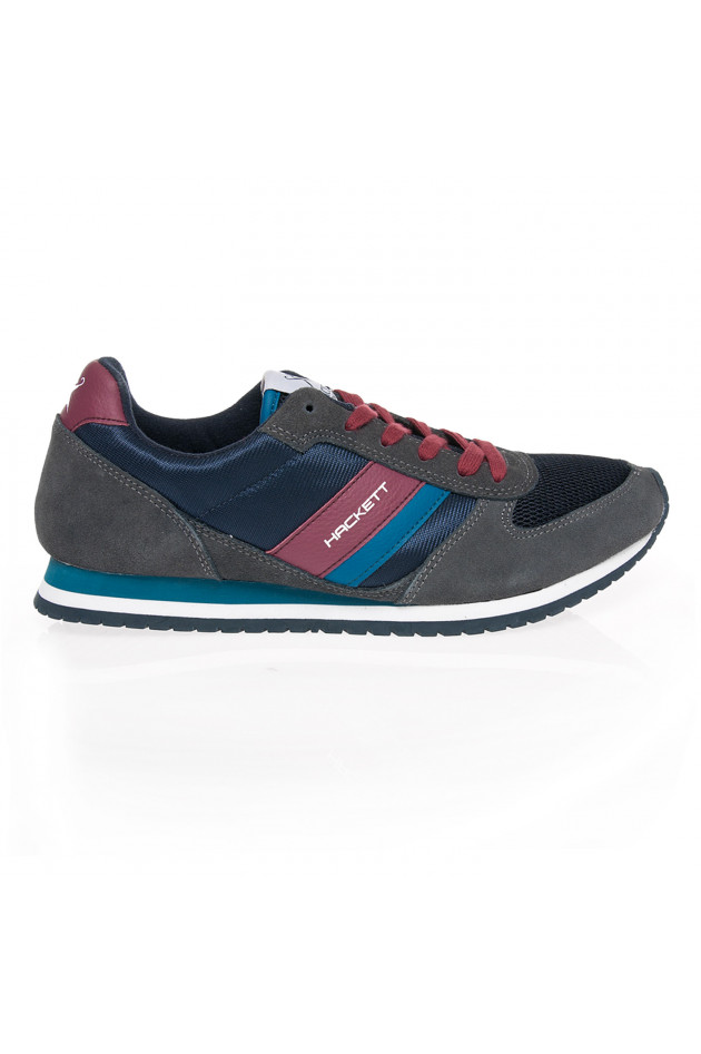 Hackett London Sneaker in Dunkelgrau/Navy