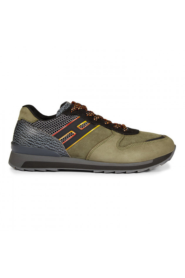 Hogan Sneaker REBELL RUNNING in Oliv