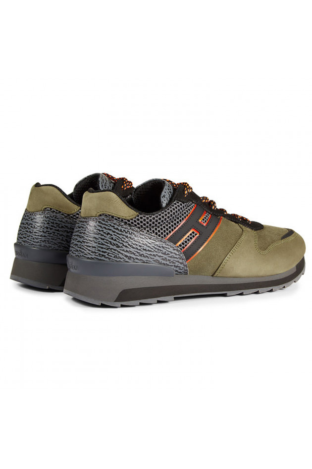 Hogan Sneaker REBELL RUNNING in Oliv