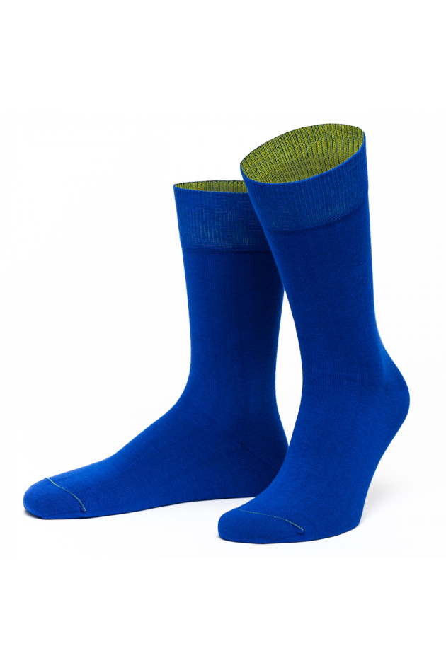 von Jungfeld Socken in Royalblau/Grau