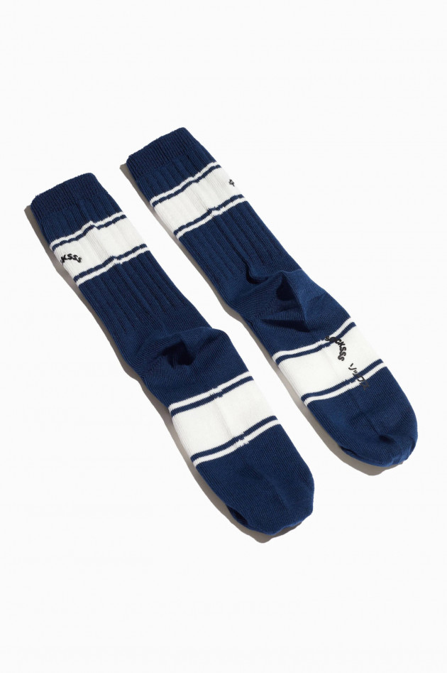 Socksss Socken PRIVATE in Blau/Weiß