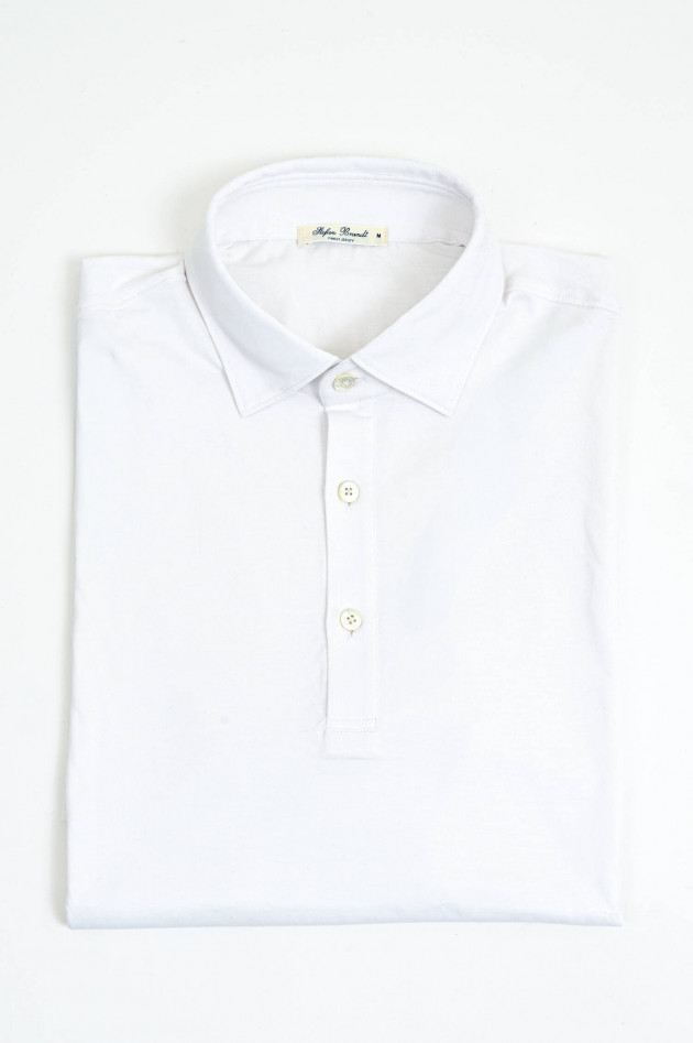 Stefan Brandt Polo-Shirt LUIS in Weiß
