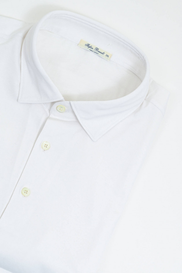 Stefan Brandt Poloshirt LUCA in Bianco