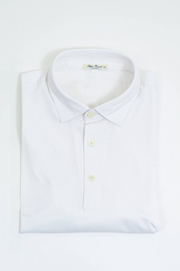 Stefan Brandt Poloshirt LUCA in Bianco