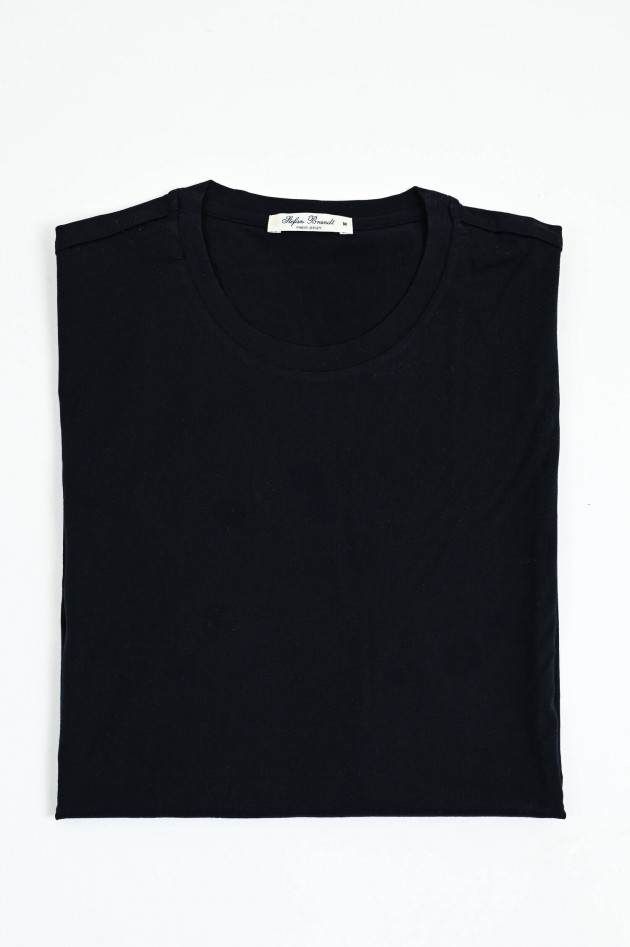 Stefan Brandt Kurzarm-Shirt ENNO in Midnight