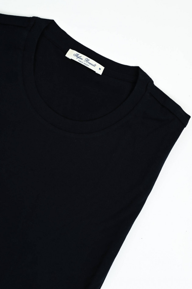 Stefan Brandt Kurzarm-Shirt ENNO in Midnight