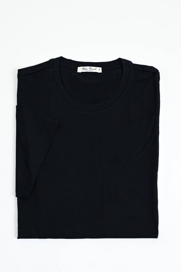 Stefan Brandt Kurzarm-Shirt ENNO in Midnight