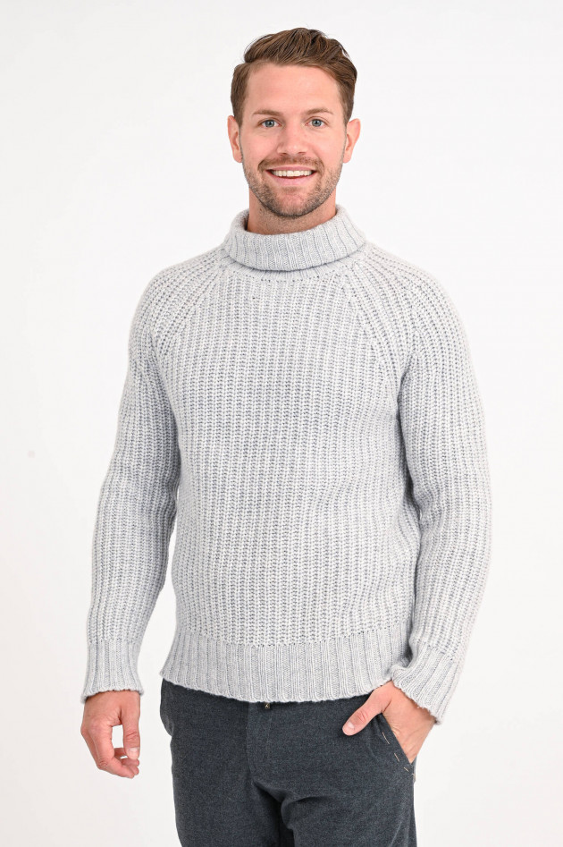 Stephan Boya Rolkragenpullover JACK aus Cashmere in Grau