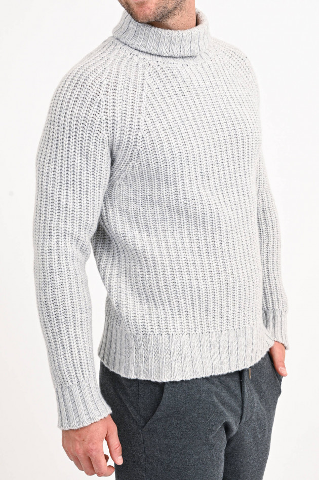 Stephan Boya Rolkragenpullover JACK aus Cashmere in Grau