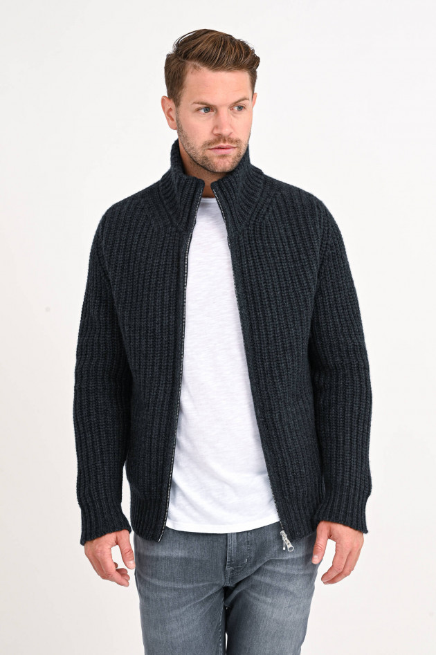 Stephan Boya Strickjacke TIM aus Cashmere in Anthrazit