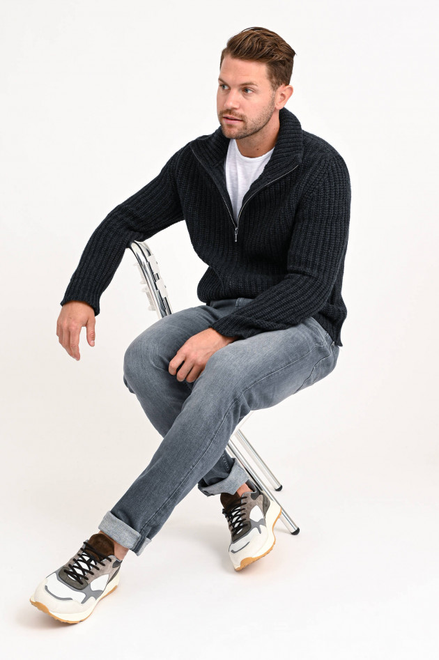 Stephan Boya Strickjacke TIM aus Cashmere in Anthrazit