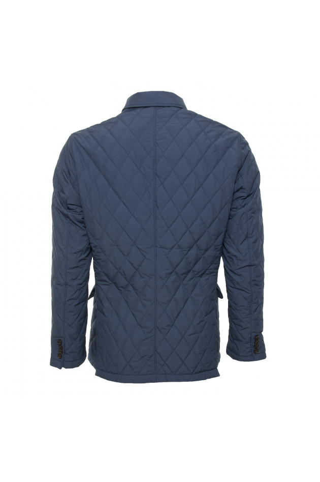 Hackett London Steppjacke in Jeansblau