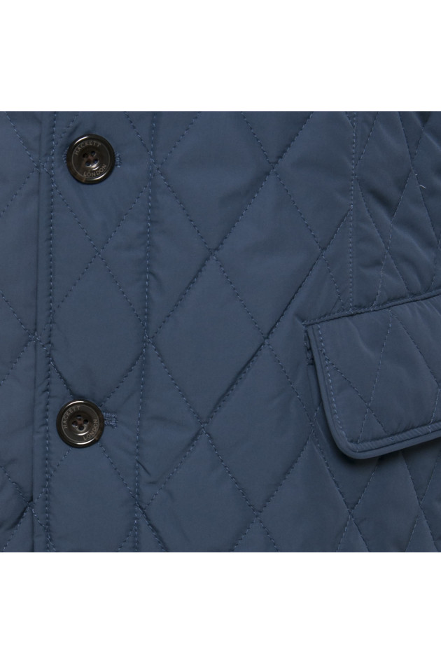 Hackett London Steppjacke in Jeansblau