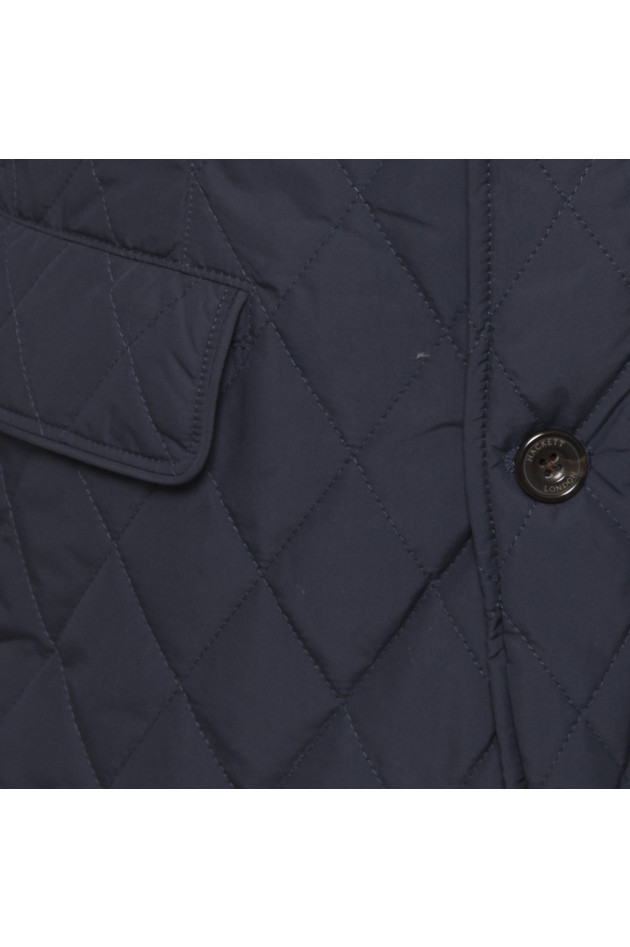 Hackett London Steppjacke in Marine