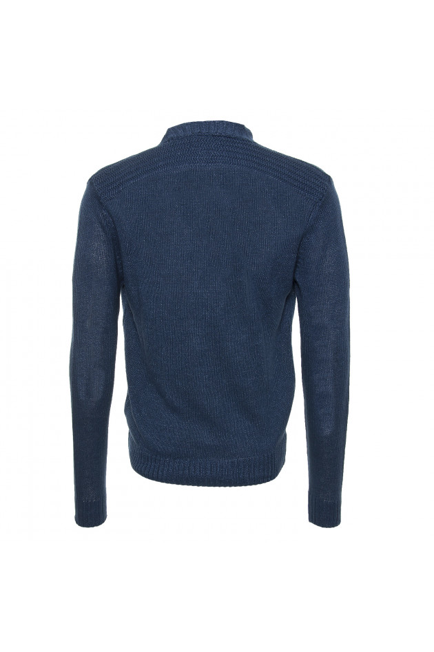 Hackett London Strickjacke in Dunkelblau