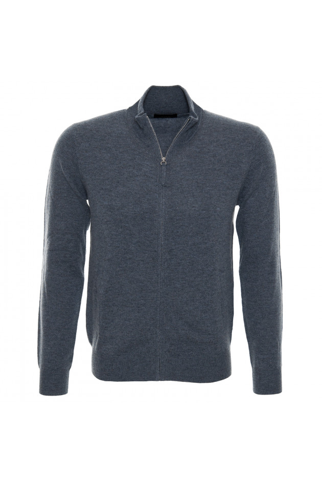 Witty Knitters Strickjacke in Jeans Blau