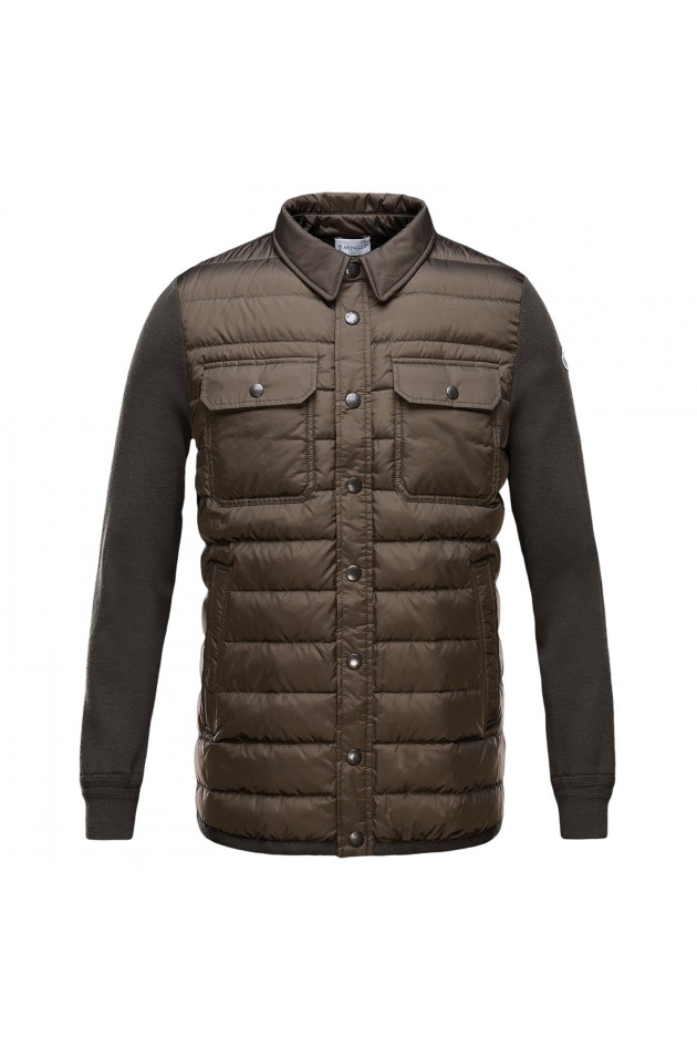 Moncler Strickjacke MAGLIONE in Oliv