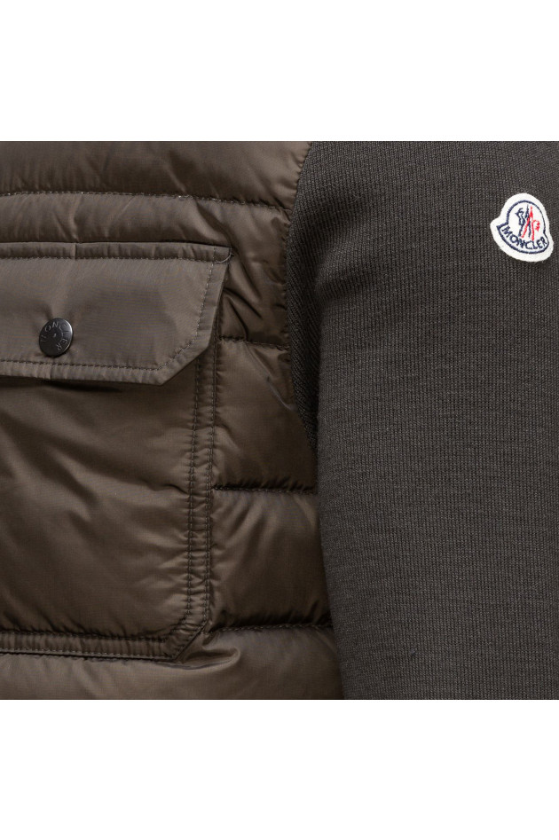 Moncler Strickjacke MAGLIONE in Oliv