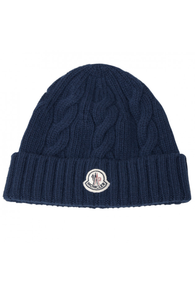 Moncler Strickmütze in Navy