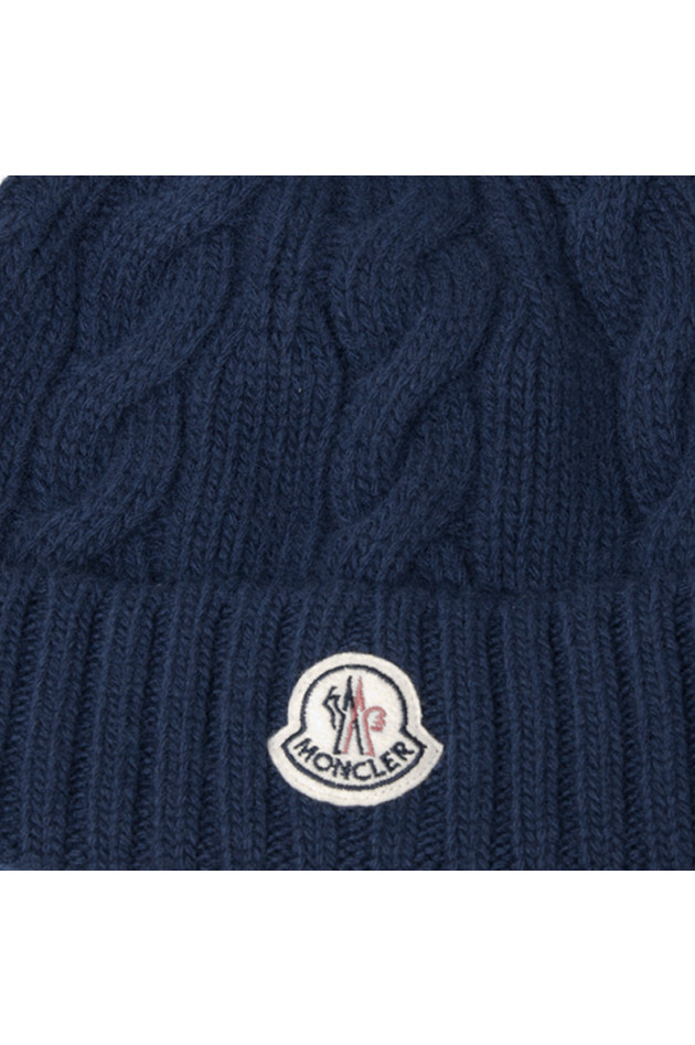 Moncler Strickmütze in Navy