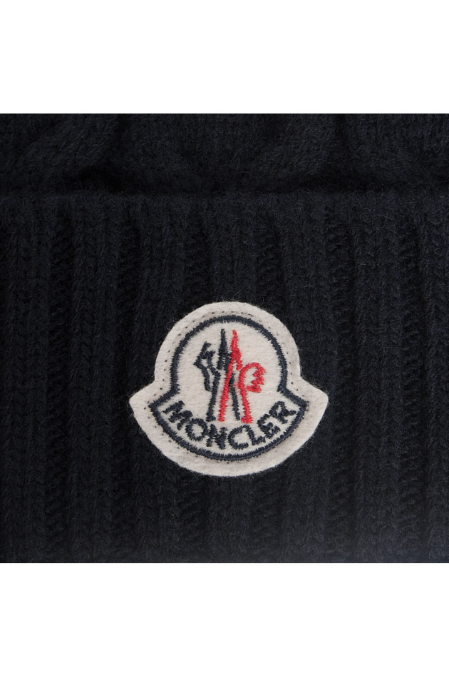 Moncler Strickmütze in Navy