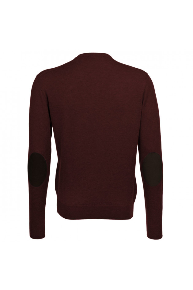 Hackett London Strickpullover in Bordeaux
