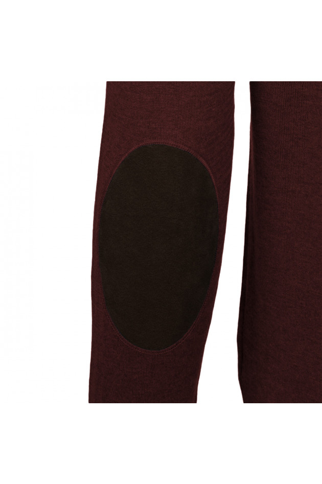 Hackett London Strickpullover in Bordeaux