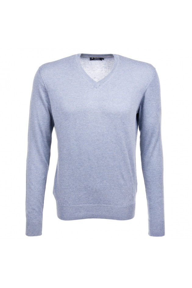 Hackett London Strickpullover in Himmelblau